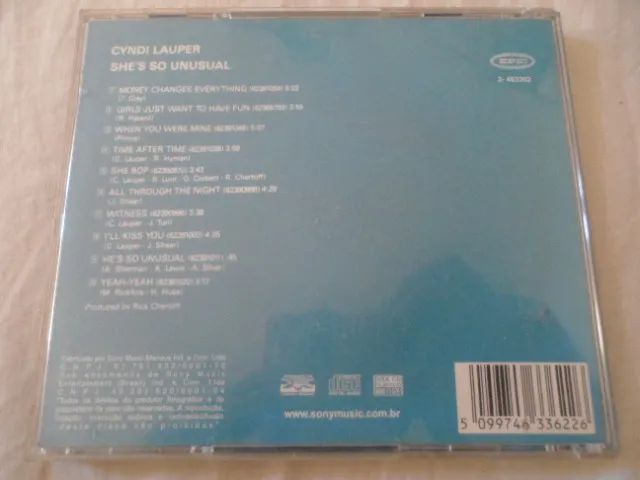 CD Cyndi Lauper She's So Unusual CD nacional e original - Foto 3