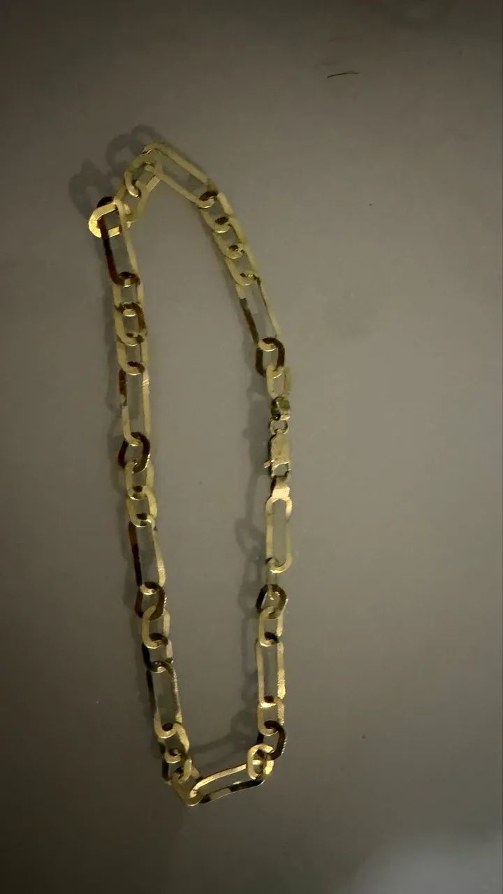 pulseira ouro 18k 3 elos  - Foto 2