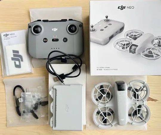 Drone DJI Neo 3 Baterias - Flymore Combo - Original e Praticamente Novo