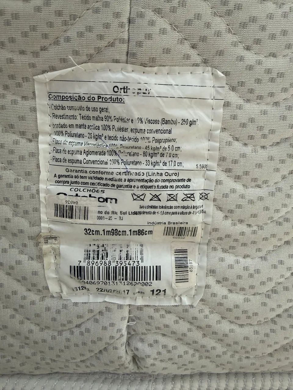 colchão Orthopur da marca Ortobom - Foto 3