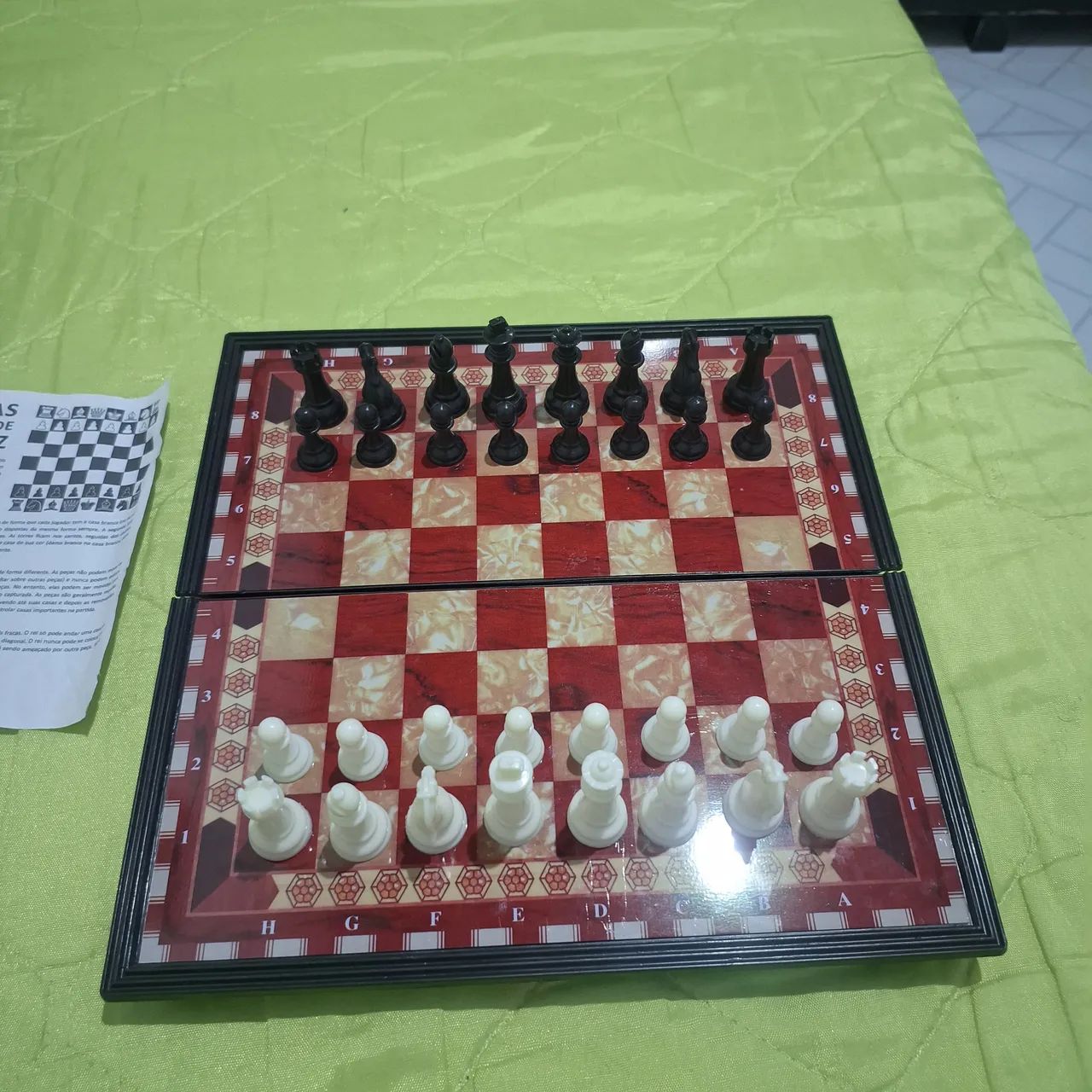 Xadrez magnético (portátil tabuleiro dobrável) - Foto 5