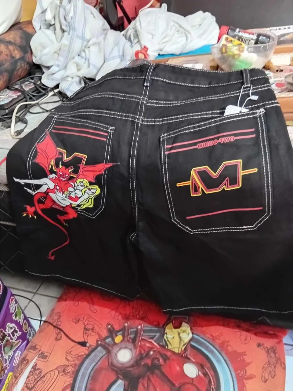 Bermuda jeans importada minos two  - Foto 3