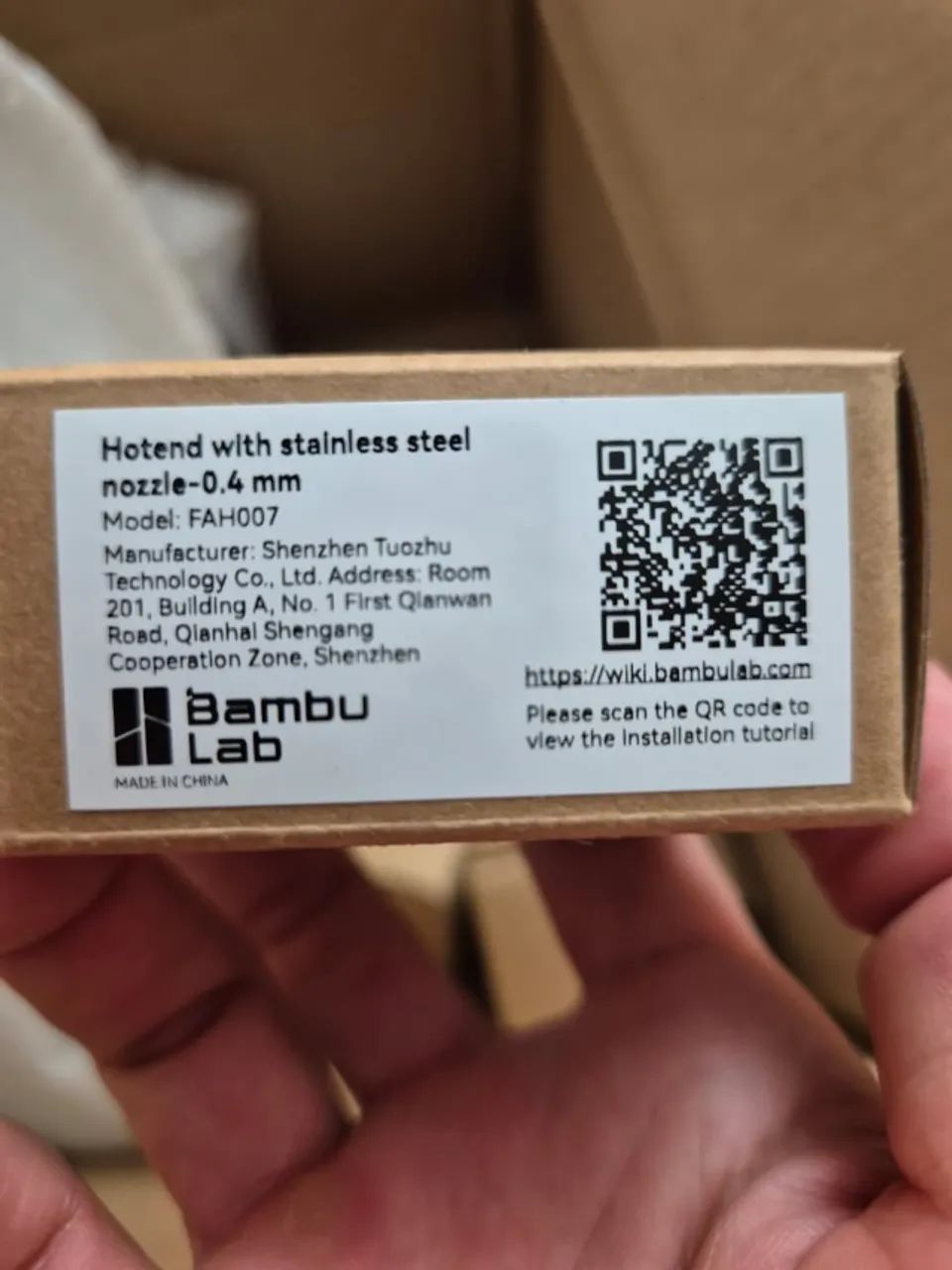 Bico 0.4mm Stainless Steel Original Bambu Lab - A1 / A1 Mini - Foto 5