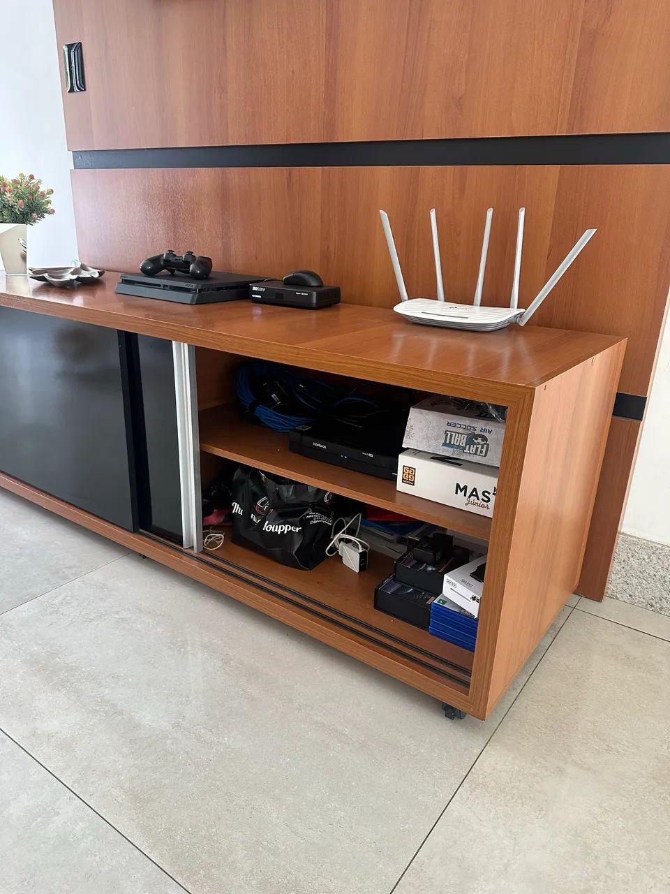 Painel de televisão com rack  - Foto 3