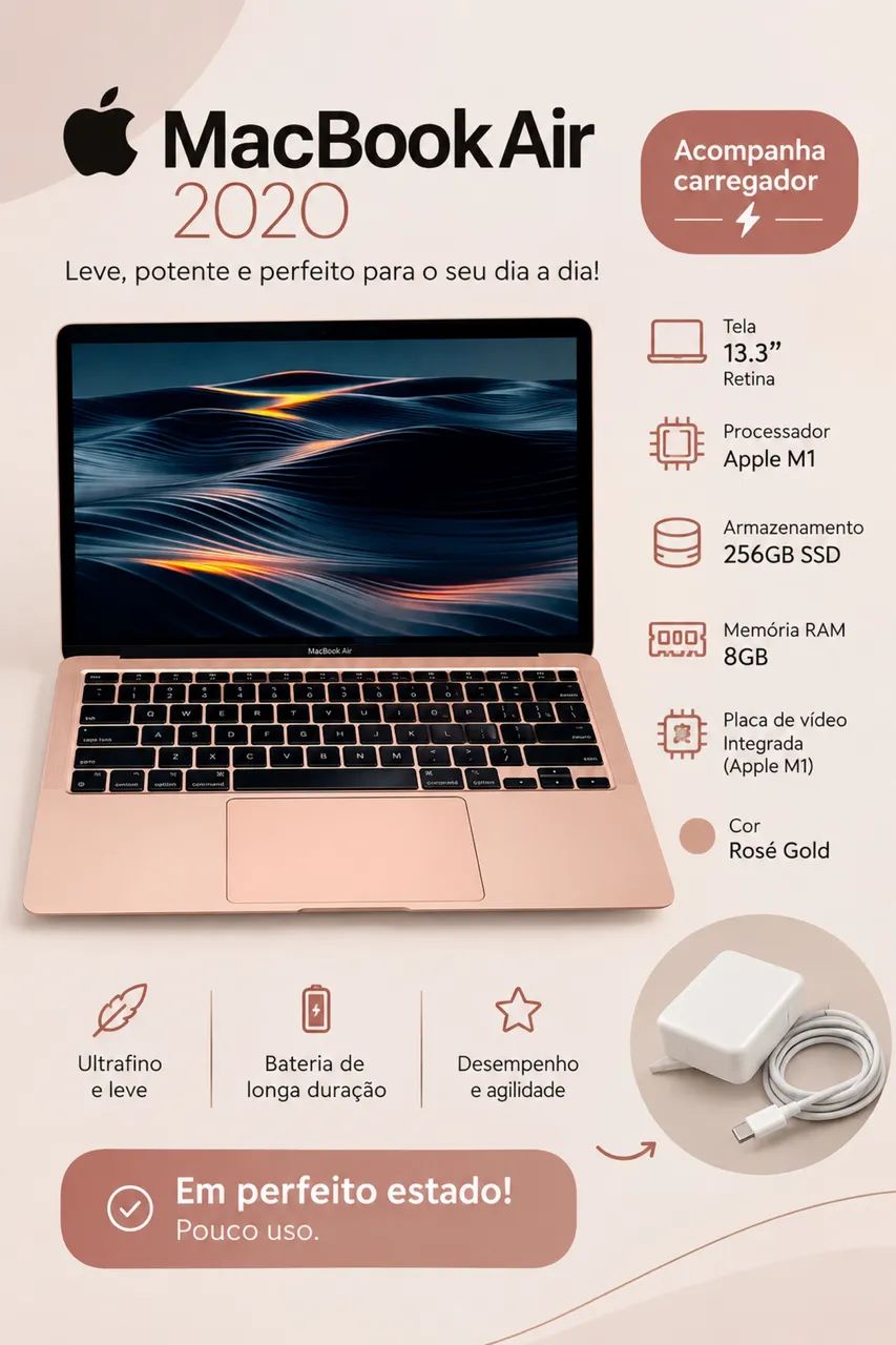MACBOOK AIR 2020 - Notebooks - Parquelândia, Fortaleza 1535669049