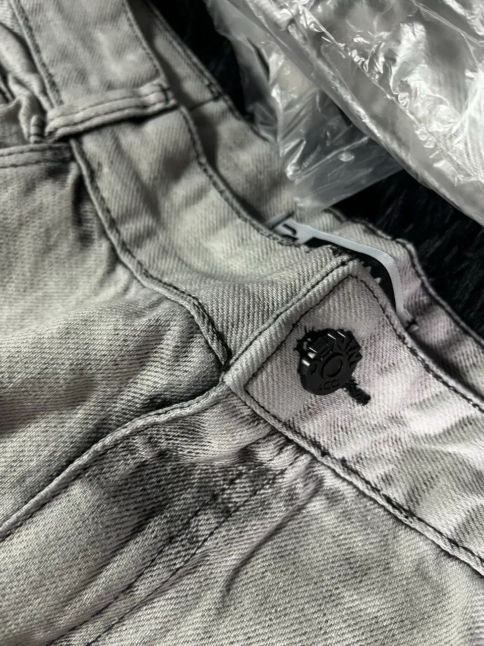 Calça baggy estonada  - Foto 3