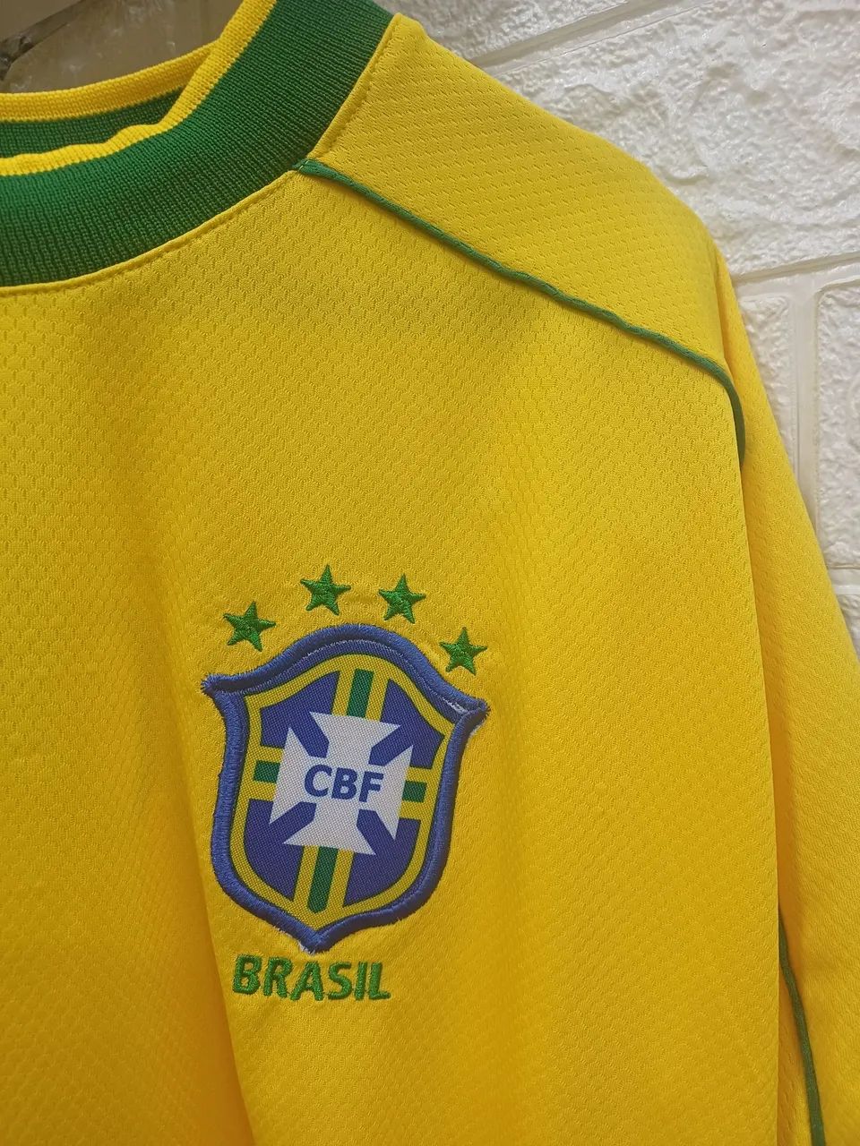 Camiseta Brasil Copa 98 Retro Ronaldo Fenômeno R9 - Foto 3