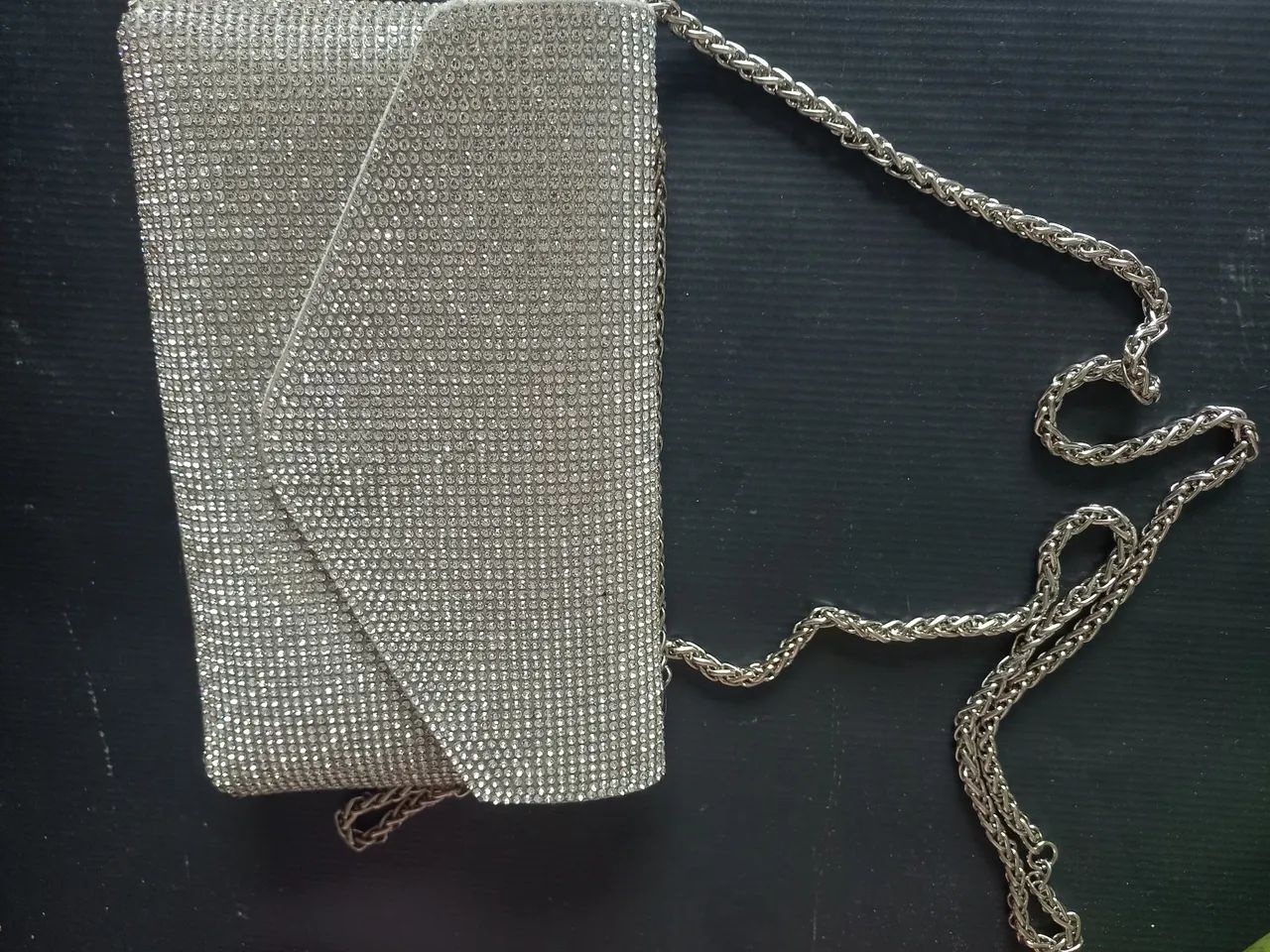 Bolsa social com strass