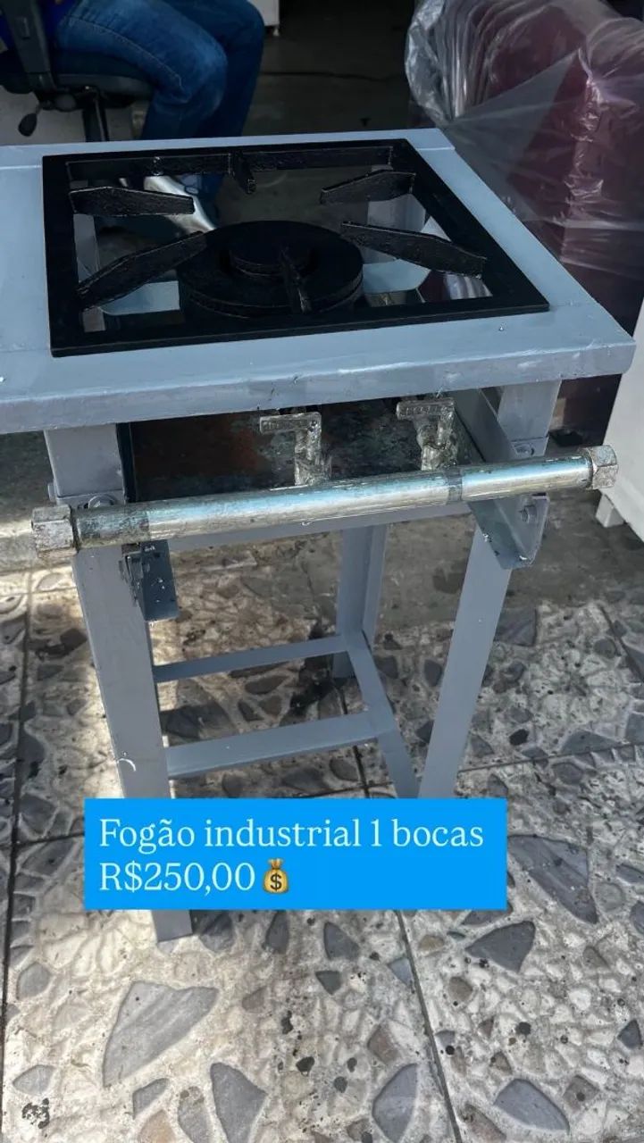 Fogão industrial uma boca 