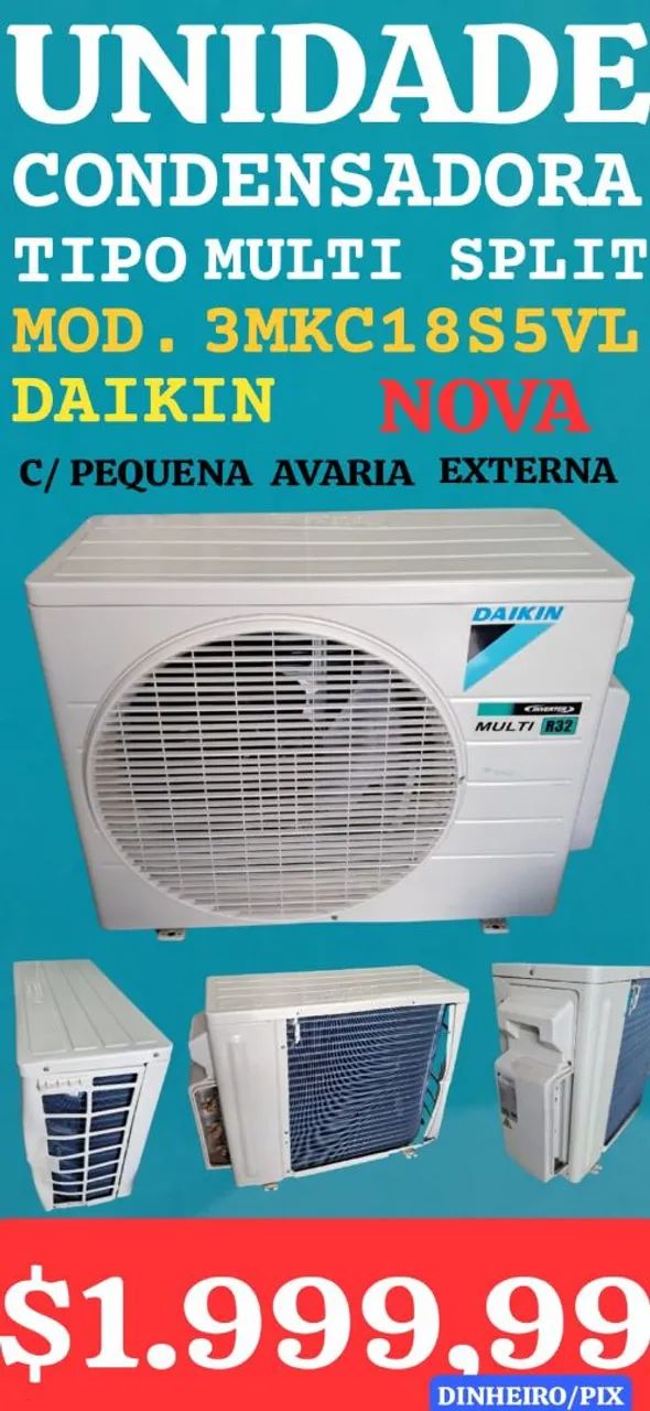 UNIDADE CONDENSADORA, TIPO MULTI-SPLIT