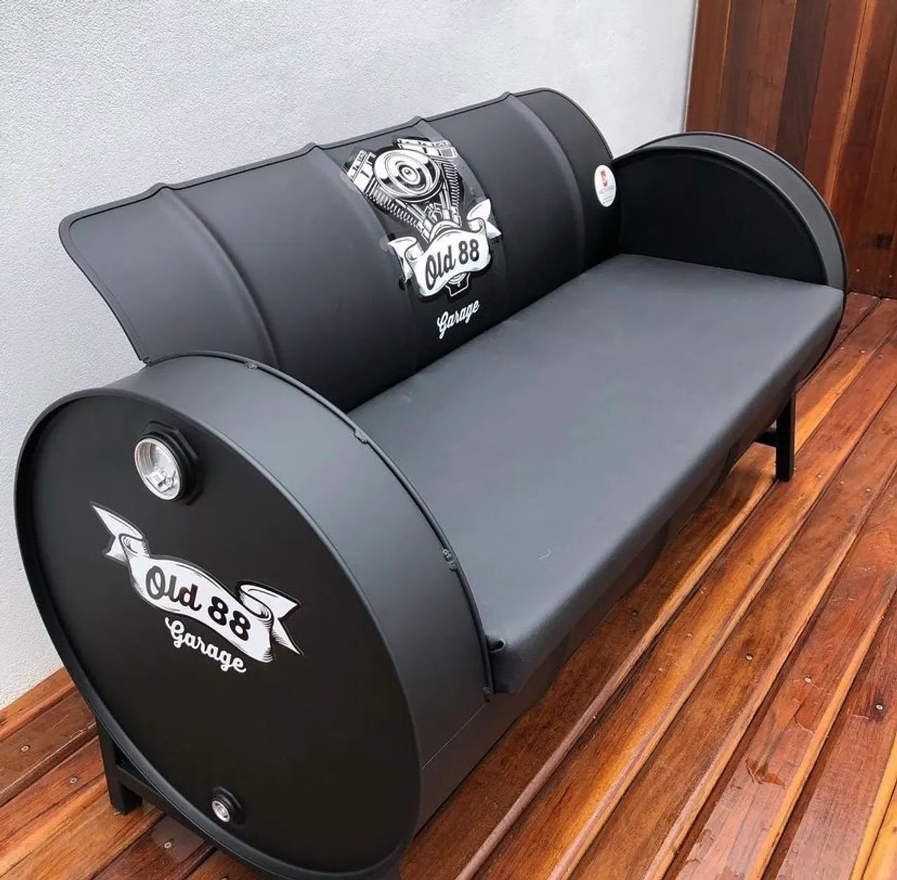 Sofá de tambor 4 lugares 