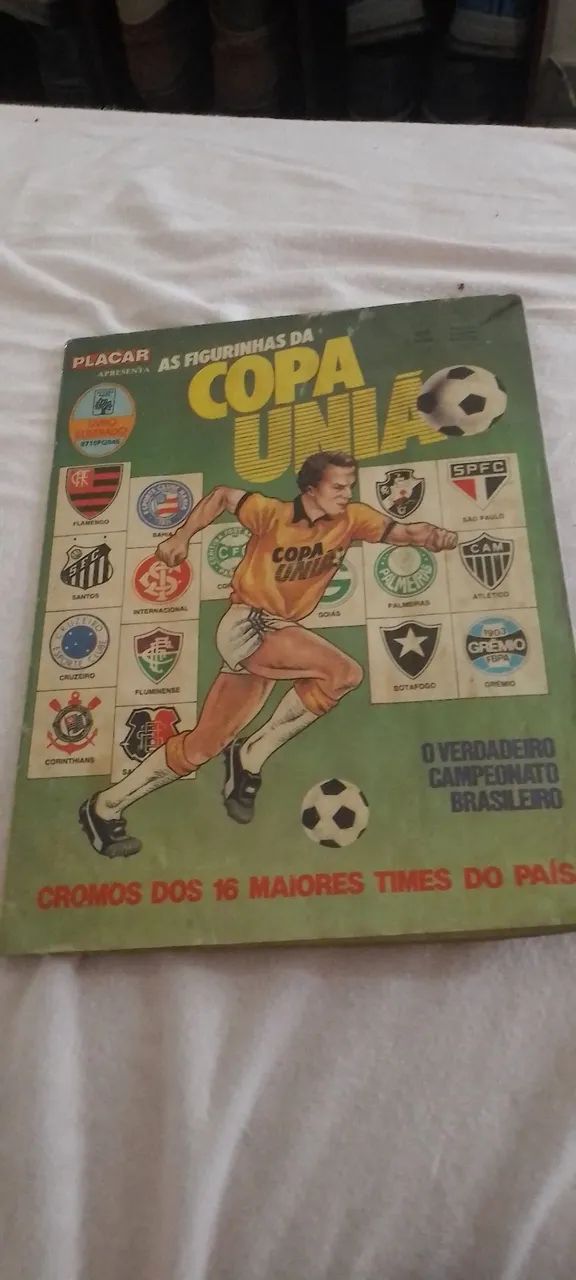 ÁLBUM DE FIGURINHAS DA COPA UNIÃO DE 1988