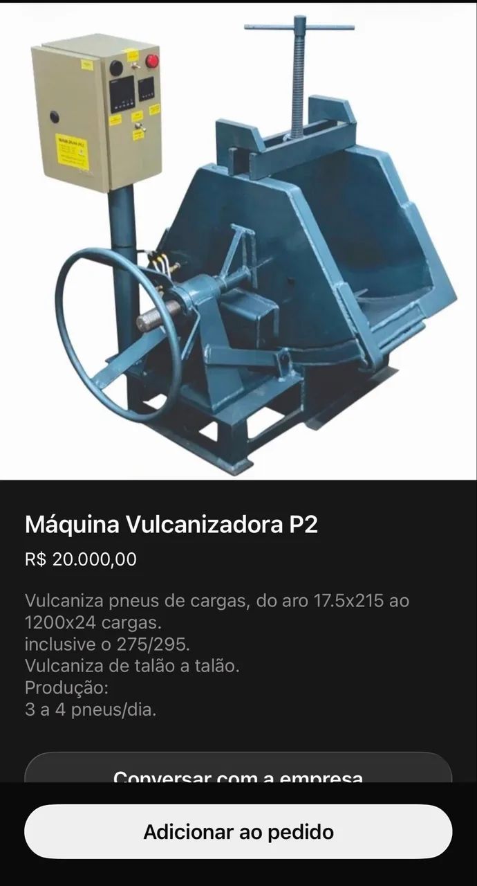 Máquina Vulcanizar Pneu Passeio e Pesada  - Foto 2