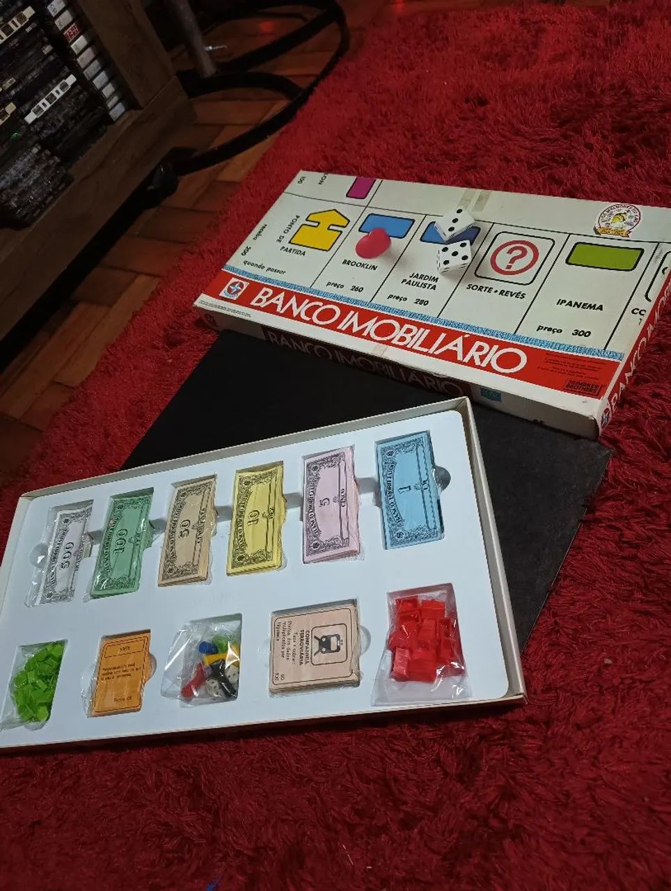 Jogo de Tabuleiro Banco Imobiliário Estrela Anos 90 Vintage - Completo - Foto 5