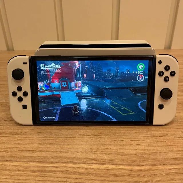 Nintendo Switch Oled Desbloqueado (Kamizake) - Case - 64Gb e 256Gb Micro SD - Foto 3