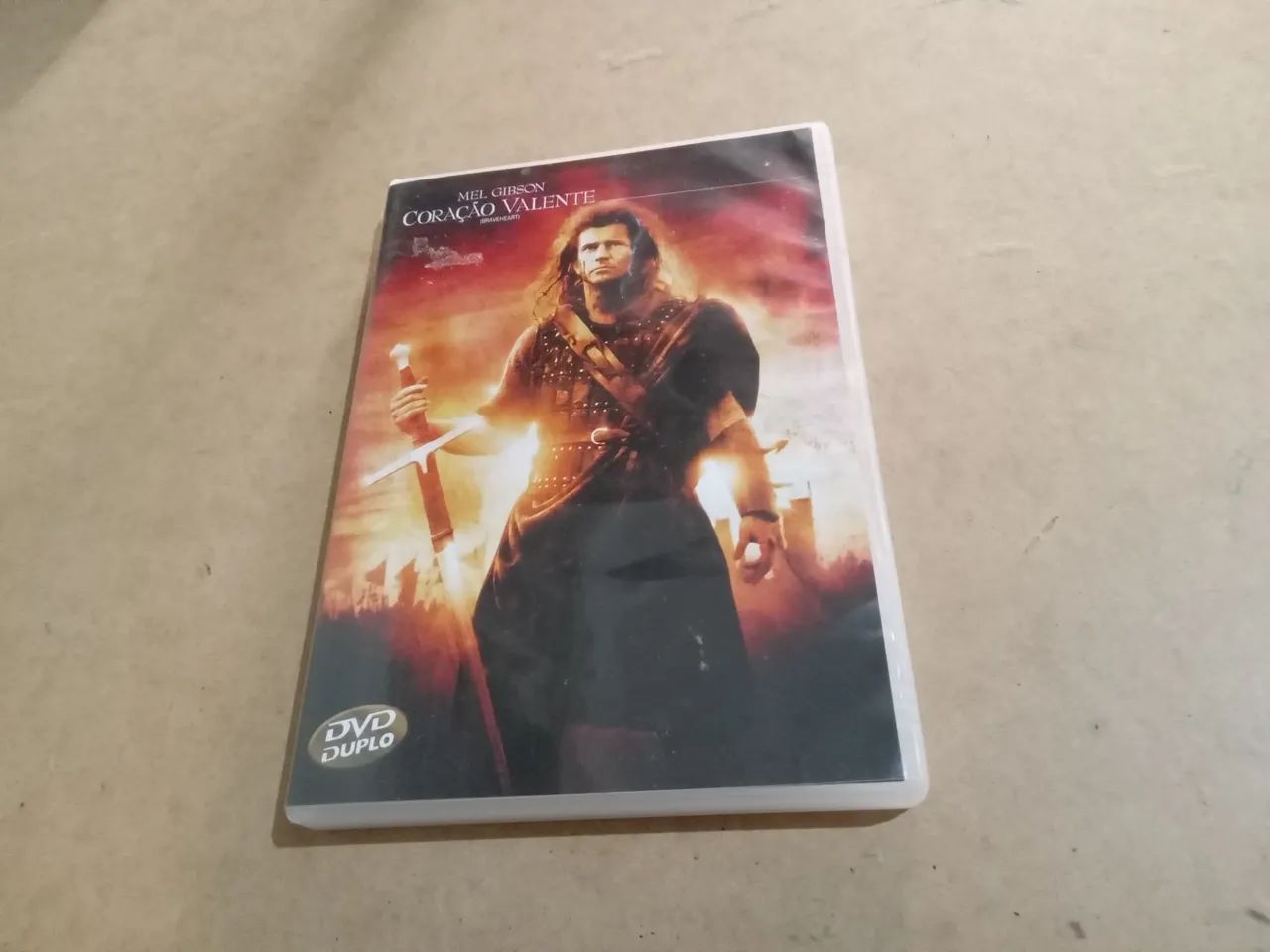 Dvd duplo coração valente mel gibson