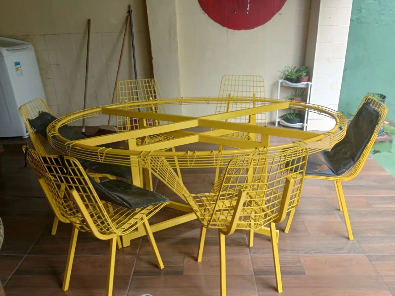 Mesa de vidro com cadeiras  - Foto 2