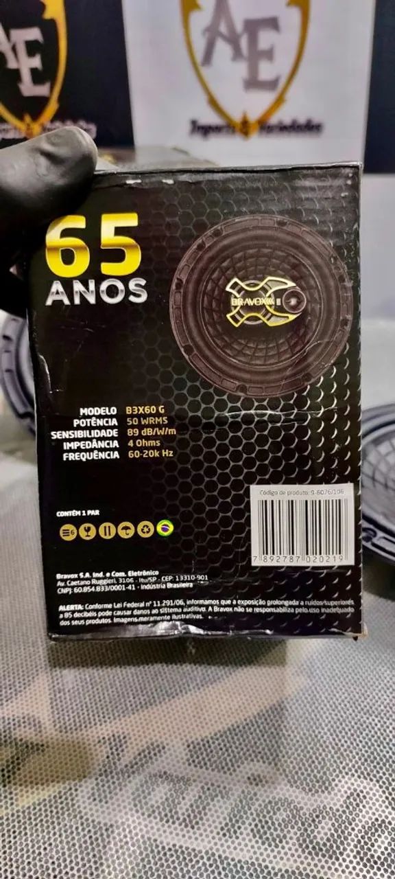 Alto falante 6 polegadas Bravox - Foto 5