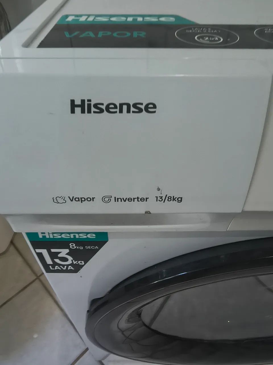 Lava E Seca  Hisense 13kg Inverter - Foto 4