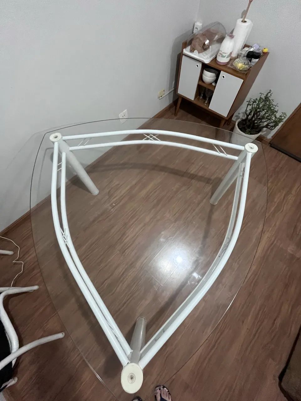 Mesa com tampo de vidro  - Foto 4