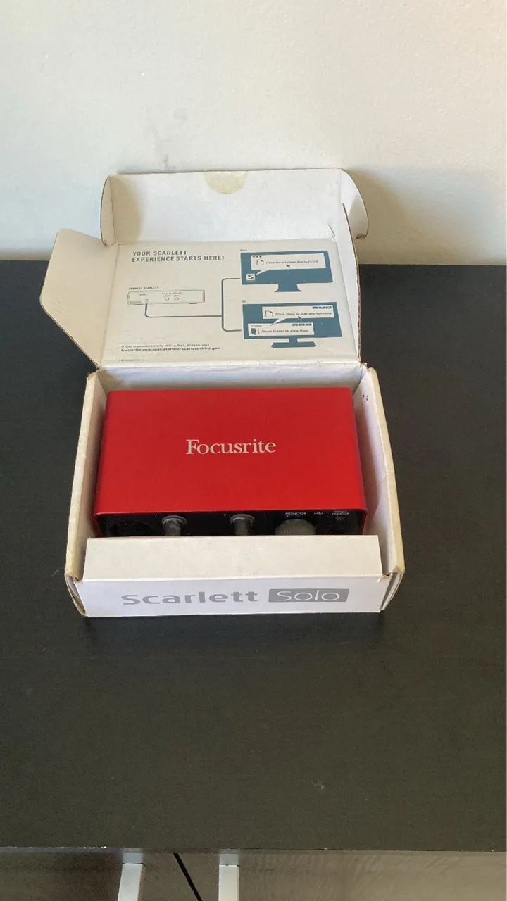 Interface Focusrite Scarlet Solo - Foto 4