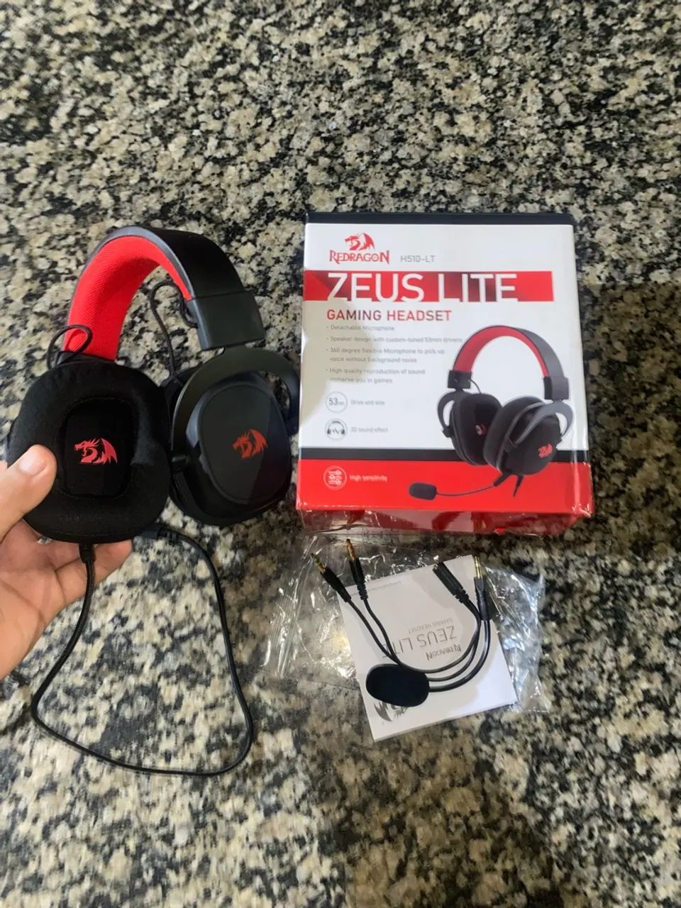 Head set Zeus light da RedDragon - Foto 4
