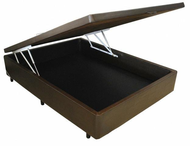 Cama Box baú casal sued genki kenko 