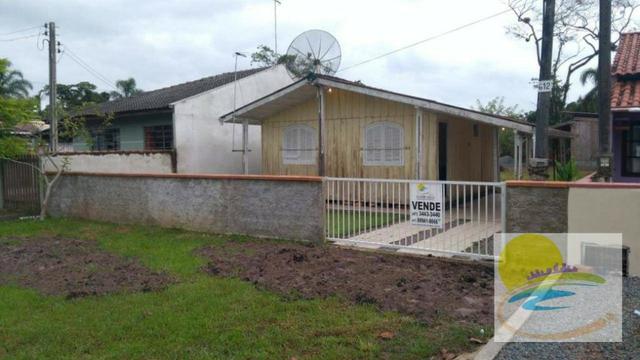 Casa de madeira a venda em no Cambiju em Itapoá-SC CA0446 - Foto 3