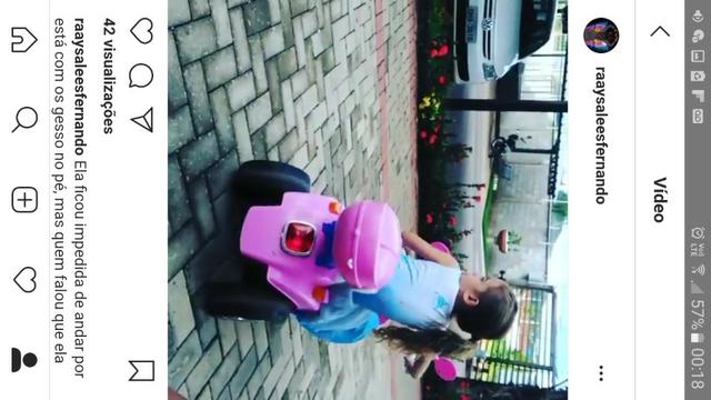 Moto infantil elétrica