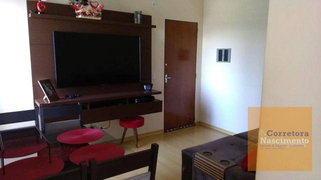 AP1007- Apartamento com 2 dormitórios à venda, 53 m² por R$ 145.000 - Jardim das Indústria