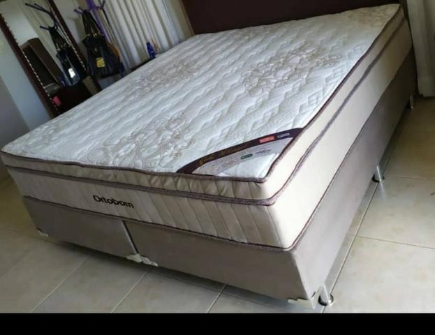 Conjunto Ortobom Super King 193x203 Gold Ultragel Novo - Foto 5