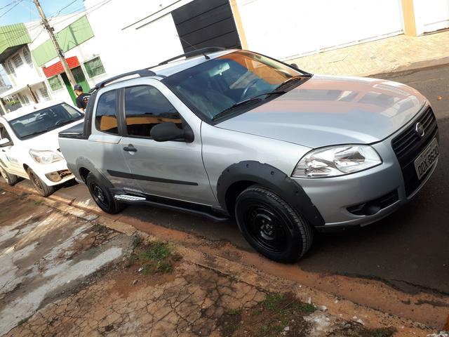 Strada workim 1.4 cd cabine dupla 4 pneus zeros completo 2013