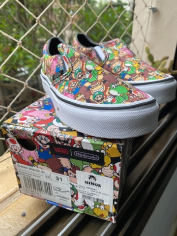 tenis vans mario bros