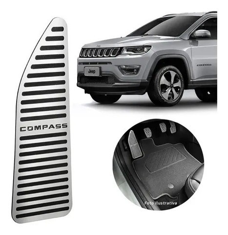 Descanso De Pé Em Inox Jeep Compass 2017 /