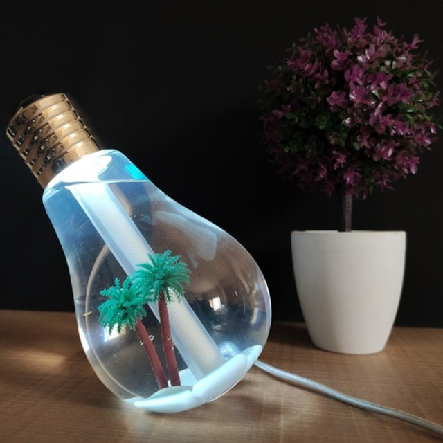 Lampada - Aromatizador - Ar Humidificado- Led Usb - Foto 5