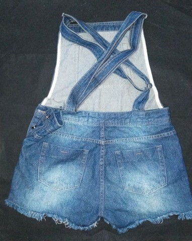  JARDINEIRA JEANS + SHORT JEANS  - Foto 3