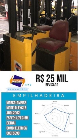 Empilhadeira Ameise EKC 1,7t 4m