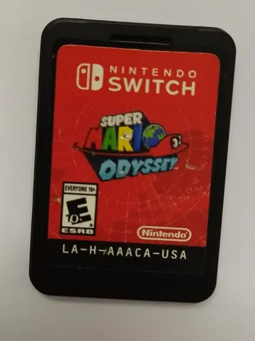 Case Porta Jogos Super Mário Para Cartuchos Nintendo Switch