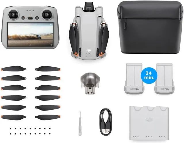 Drone Dji Mini 3 Pro Fly More Combo Novo de loja - Foto 2