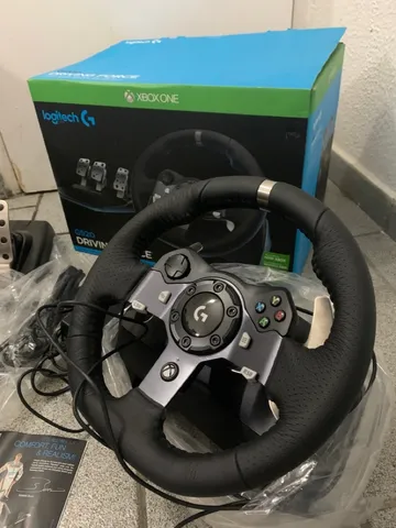 Volante de corrida Logitech G920 Driving Force C/ C/ Câmbio Pedal  XONE/SERIES/PC Simulador Completo + Garantia