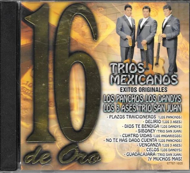 CD: Trios Mexicanos -- 16 de Oro (Los Panchos, Los Dandys, Los 3 Ases, Trio San Juan)
