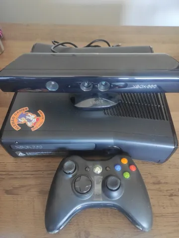 Xbox 360 Desbloqueado Com:2 Controles,Kinect,Jogo Naruto Storm 3 Original, Console de Videogame Microsoft Usado 93077266