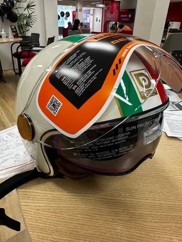 Capacete Beon B120 retrô modelo italiano  - Foto 3