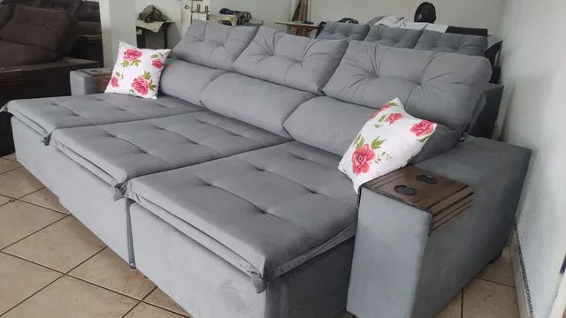 Sofá Retrátil e Reclinável Pronta entrega  - Foto 5