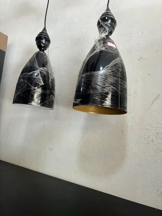 Lustres Pendentes Pretos - Moderno e Elegante