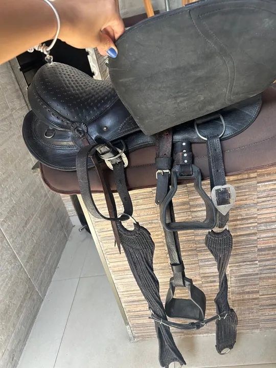 Sela de Montaria em Couro - Foto 3