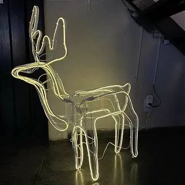 2 Renas de LED Adulto e Filhote - Foto 3