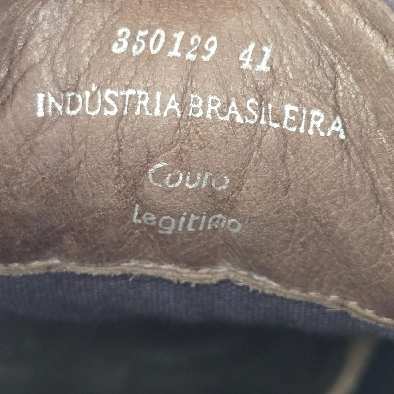 Bota Masculina Aramis Couro e Suede - Foto 4