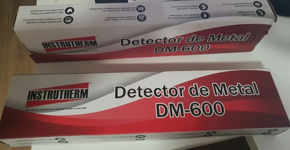 Detector de metais mod. DM-600, com indicação visual e sonora - Foto 2