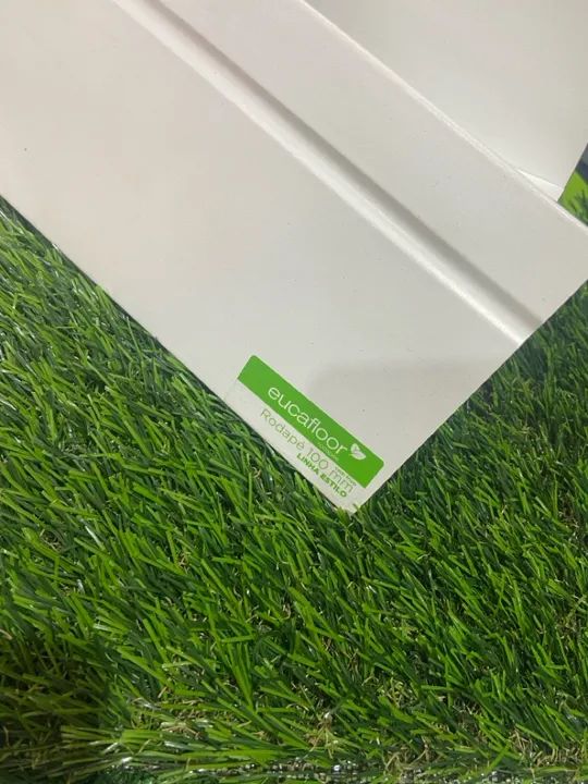 Rodapé mdf branco eucafloor 